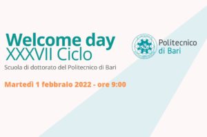 Welcome day XXXVII Ciclo